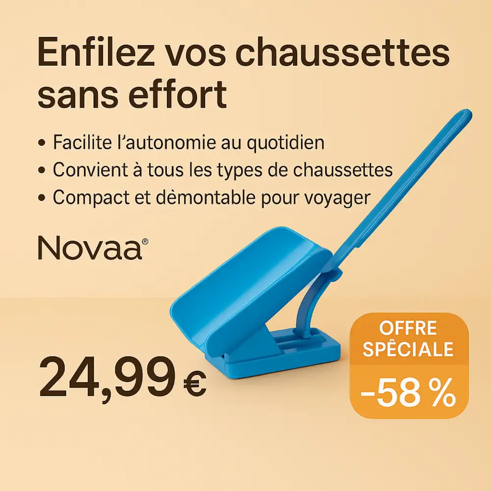 Enfile-Chaussettes Ergonomique – Novaa® EasySock™