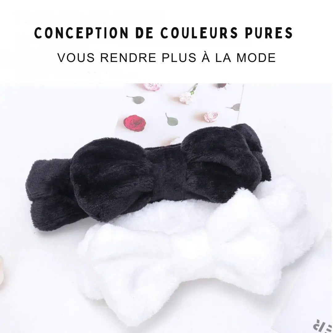 Bandeau Spa maquillage Velours Chic