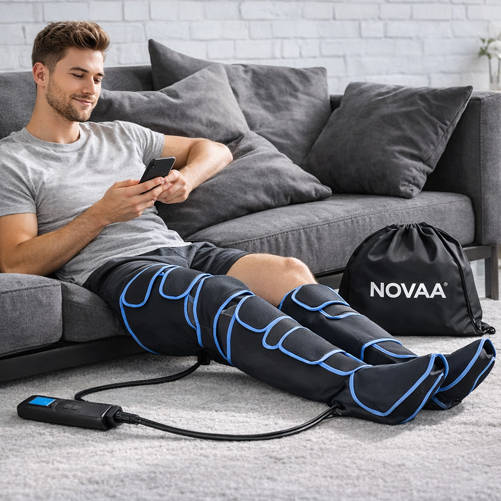 Bottes de pressothérapie chauffantes - Novaa® Air Pro