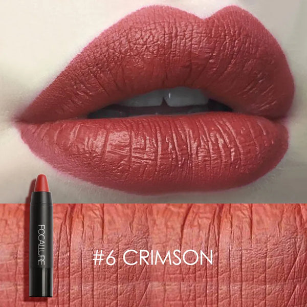 Rouge à Lèvres Longue Tenue - Étanche, Anti-Adhésif, 31 Couleurs Disponibles