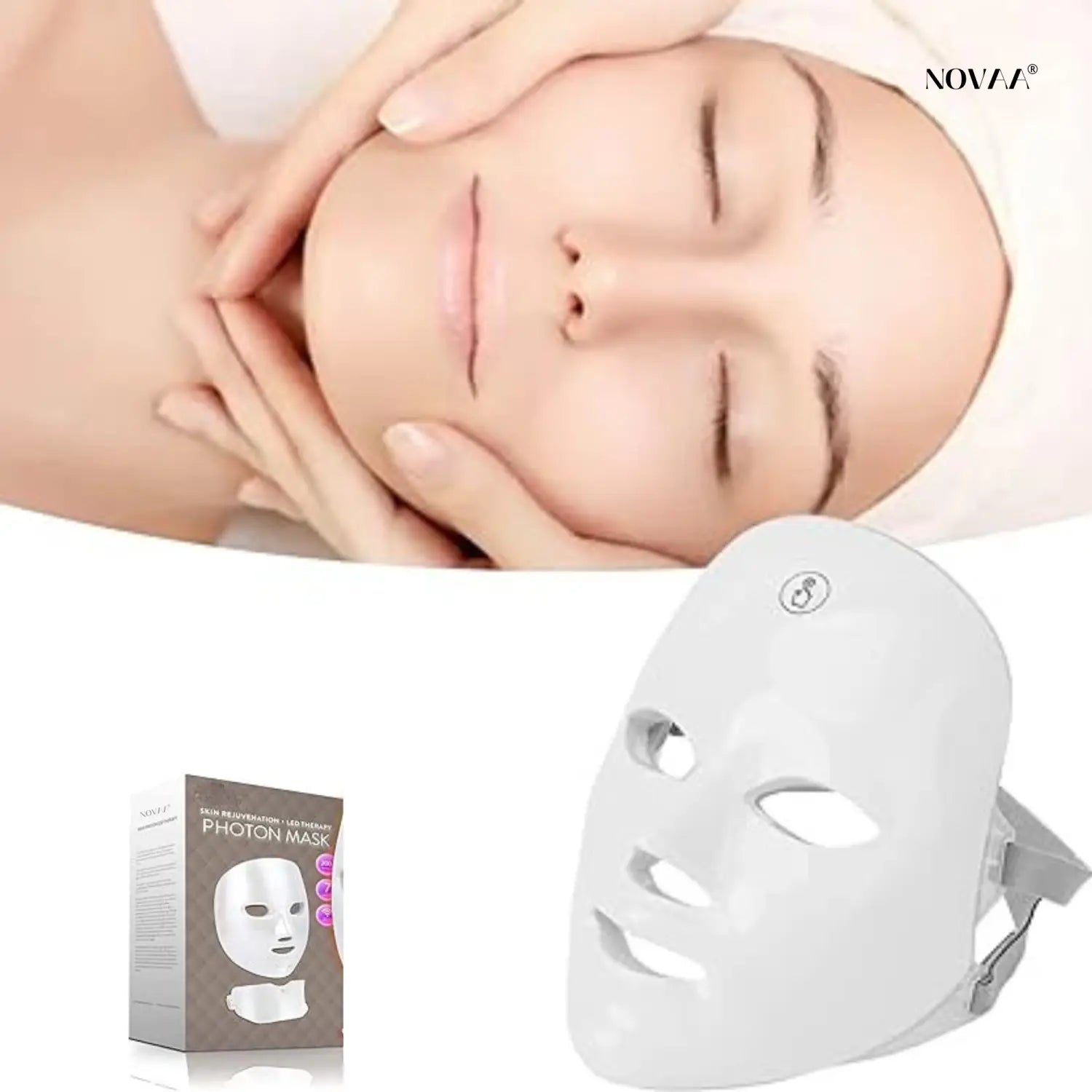 Masque LED Novaa® avec accessoires