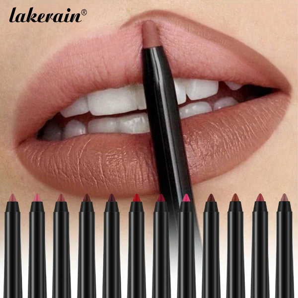 Rouge à Lèvres Longue Tenue - Waterproof & Hydratant 12 Teintes