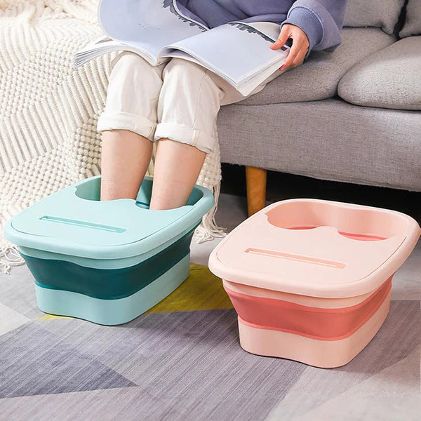 Bain de Pieds Pliable - Spa & Pédicure à Domicile
