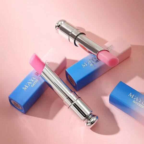Rouge à Lèvres Transparent - Effet Gelée & Changement de Température
