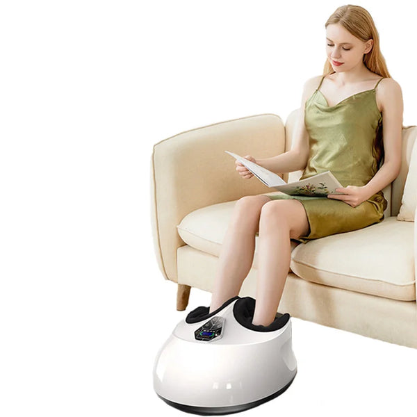 Masseur de Pieds - Vibration, Pétrissage Profond, Compression et Chaleur pour Relaxation