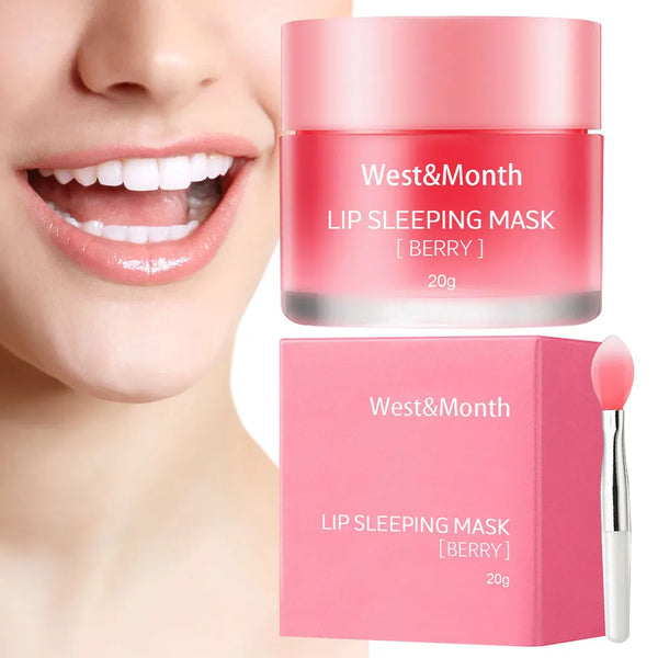 Masque de Nuit Hydratant - Entretien du Sommeil & Soin Nourrissant Lèvres et Corps
