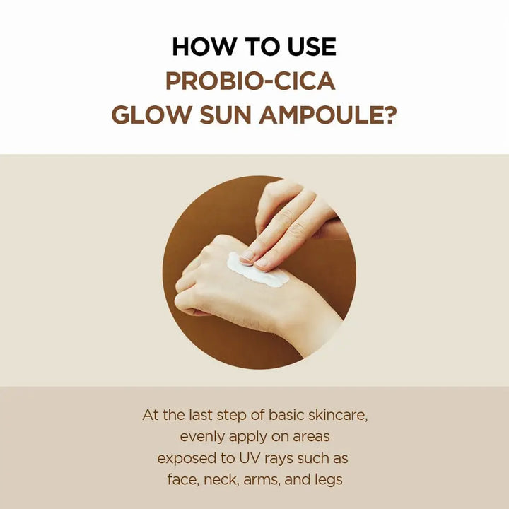 Ampoule Solaire Glow PROBIO-CICA - 50ml - Novaa skin care