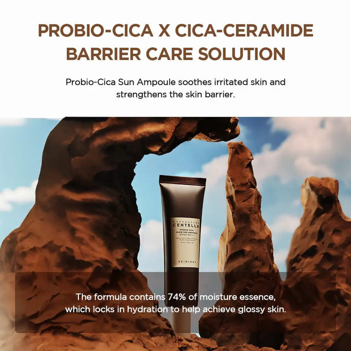 Ampoule Solaire Glow PROBIO-CICA - 50ml - Novaa skin care