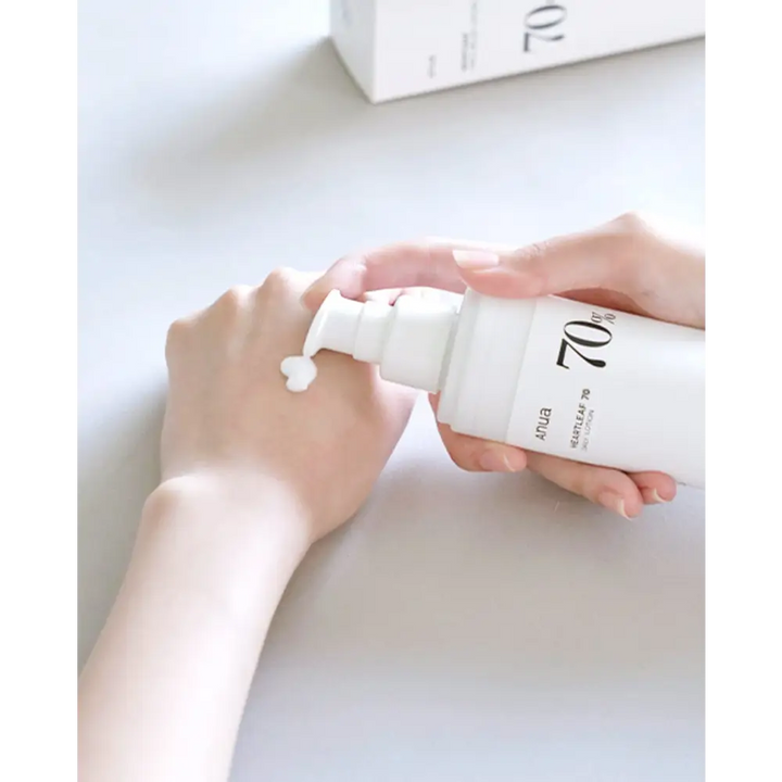 Anua Lotion Quotidienne Heartleaf 70 % : Apaisement + Hydratation – 200 ml - 200ml - Novaa skin care
