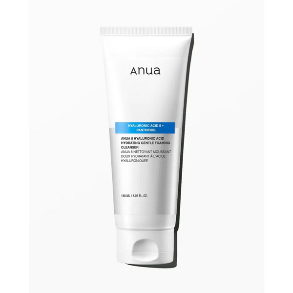 Anua Nettoyant visage: Acide Hyaluronique 8 + Panthénol – 150 ml - 150ml - Novaa skin care