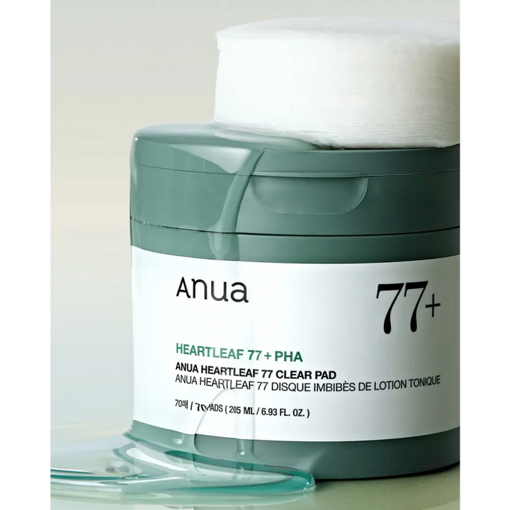 Anua Pads Toner Heartleaf 77 + PHA: Apaisement & Exfoliation Douce – 205ml / 70 pads - Novaa skin care