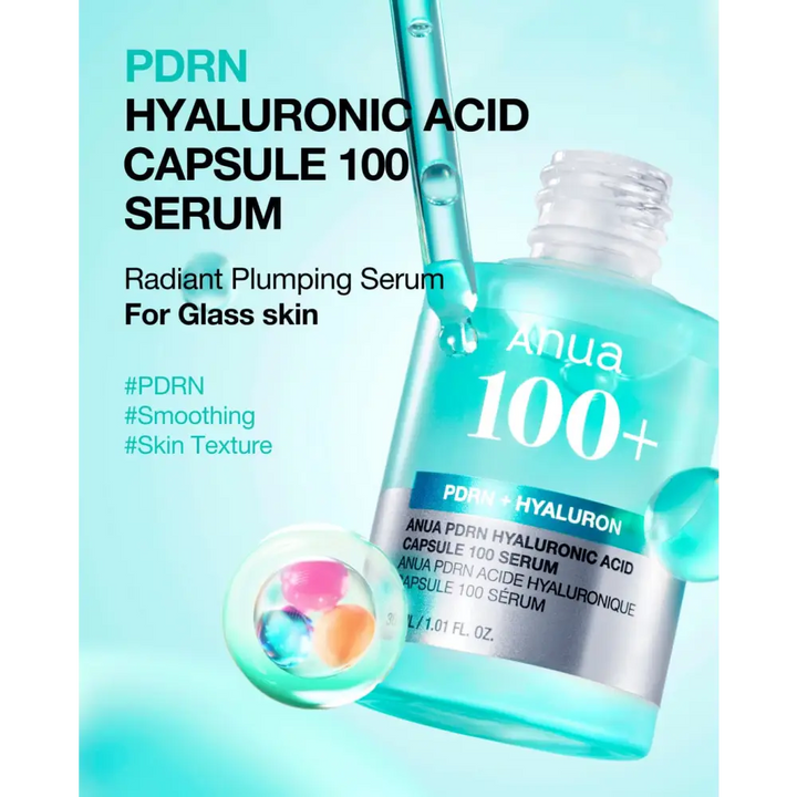 Anua Sérum Capsule 100: PDRN + Acide Hyaluronique – 30 ml - Novaa skin care