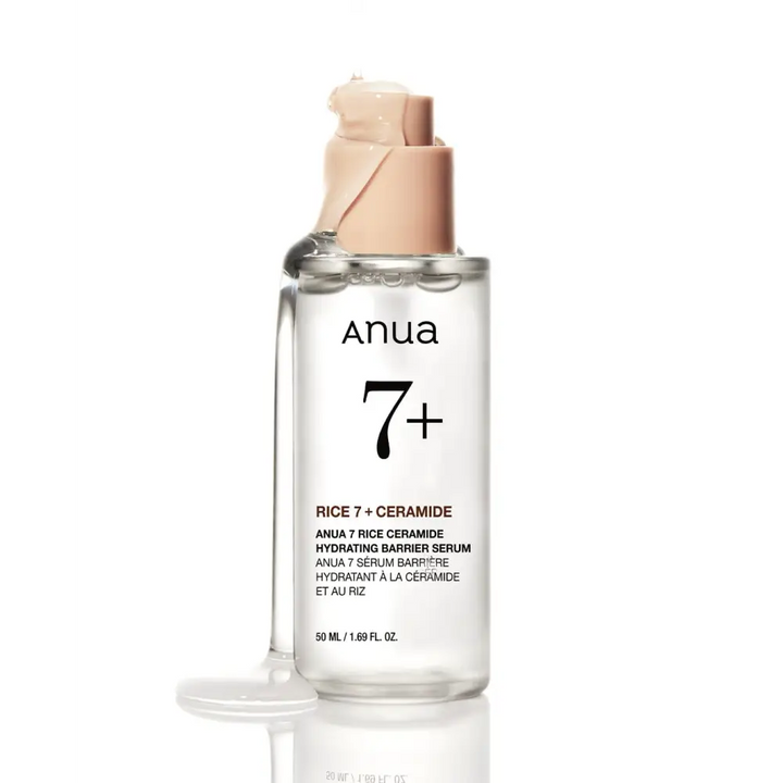 Anua Sérum Hydratant Barrière Rice 7 + Céramide: Apaisement & Nutrition – 50 ml - 50ml - Novaa skin care