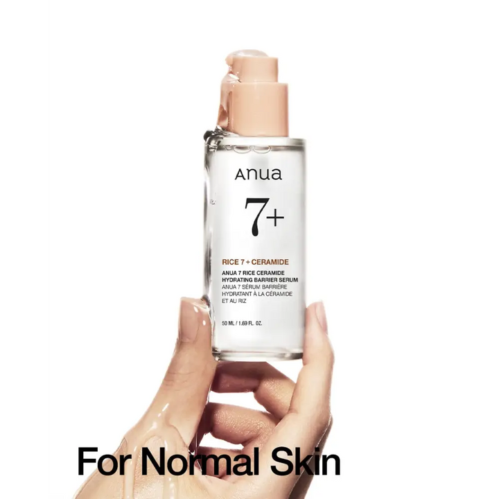 Anua Sérum Hydratant Barrière Rice 7 + Céramide: Apaisement & Nutrition – 50 ml - 50ml - Novaa skin care
