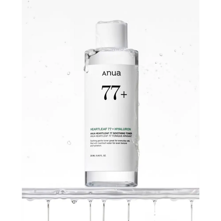 Anua Toner Apaisant Heartleaf 77: Houttuynia + Hydratation – 250/500 ml - Novaa skin care