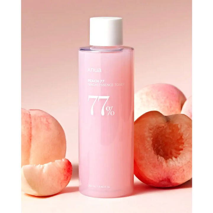 Anua Toner Essence Niacin 77: Pêche + Éclat – 250 ml - 250ml - Novaa skin care