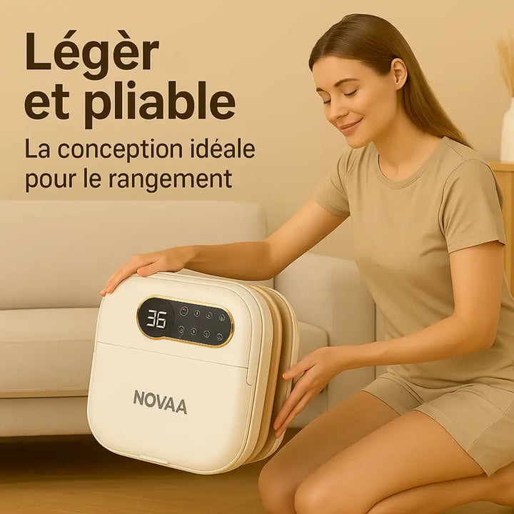 Bain de Pieds Chauffant | Massage Bulles & Pédicure Intégrée - Novaa® SpaFold