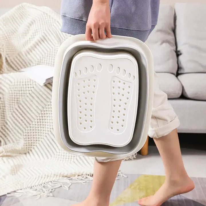 Bain de Pieds Pliable - Spa & Pédicure à Domicile