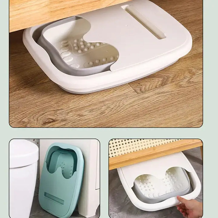 Bain de Pieds Pliable - Spa & Pédicure à Domicile