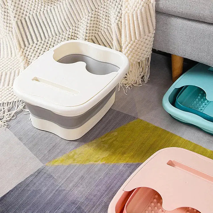 Bain de Pieds Pliable - Spa & Pédicure à Domicile