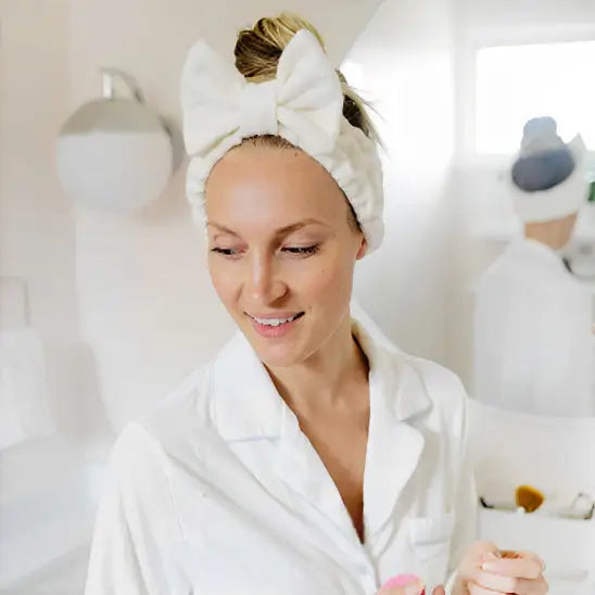 Bandeau Spa maquillage Velours Chic