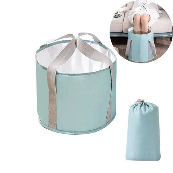 Bassin Pliable pour Pieds - Spa Ionique Détox avec Poignées