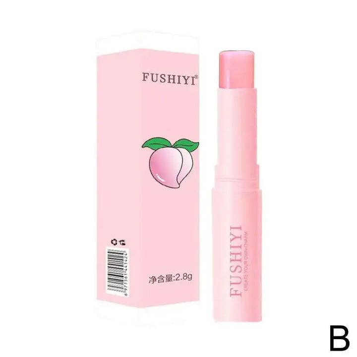 Baume à Lèvres Hydratant Longue Durée - Soin Réparateur Couleur Pêche - Rose