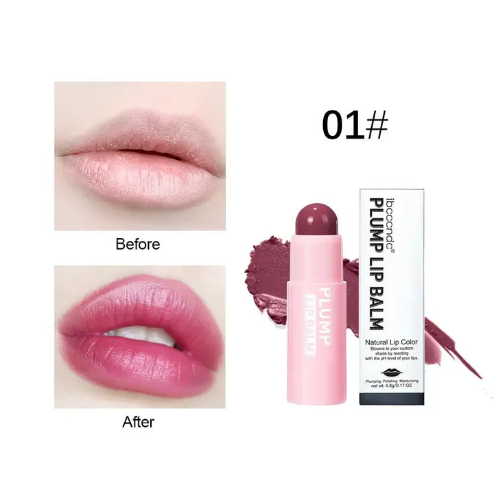 Baume à Lèvres Volumisant - Effet Repulpant Instantané - Rose clair naturel