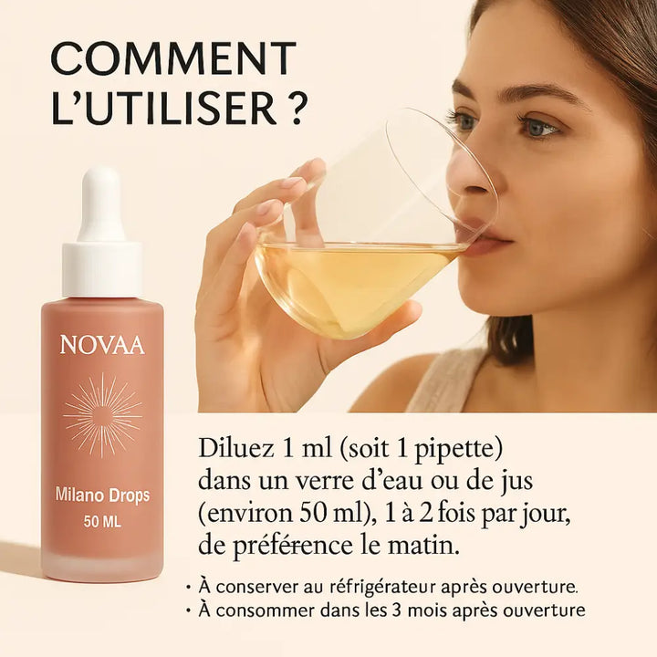 Bronzage naturel sans crème – Gouttes autobronzantes | Novaa® skin milano