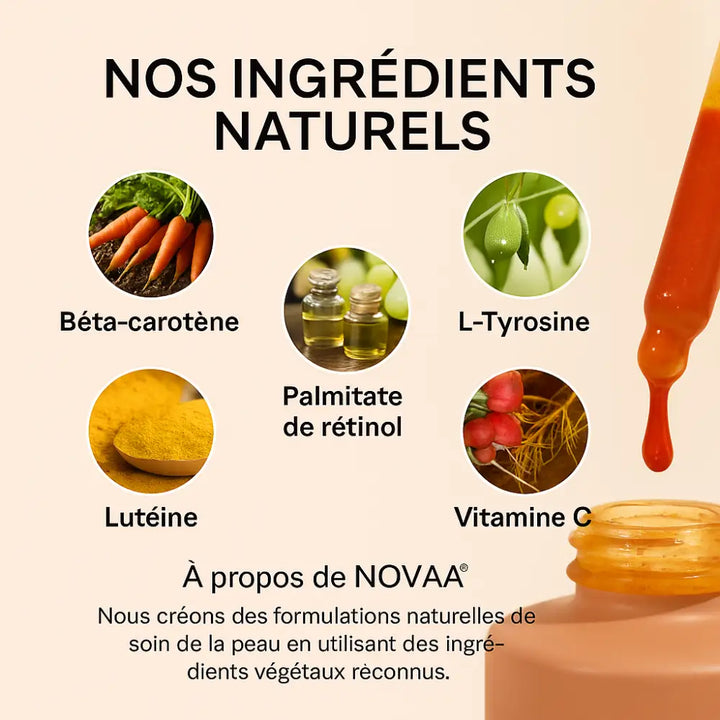 Bronzage naturel sans crème – Gouttes autobronzantes | Novaa® skin milano