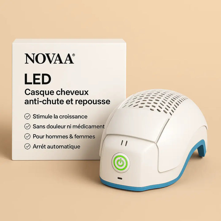 Casque LED Anti-Chute Cheveux & Repousse | Novaa® LED
