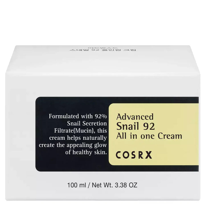 COSRX - Crème tout-en-un Advanced Snail 92 - 100G - Novaa skin care