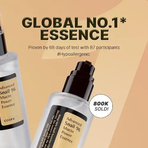 COSRX - Essence avancée de puissance de mucine 96 d’escargot - 100mL - Novaa skin care