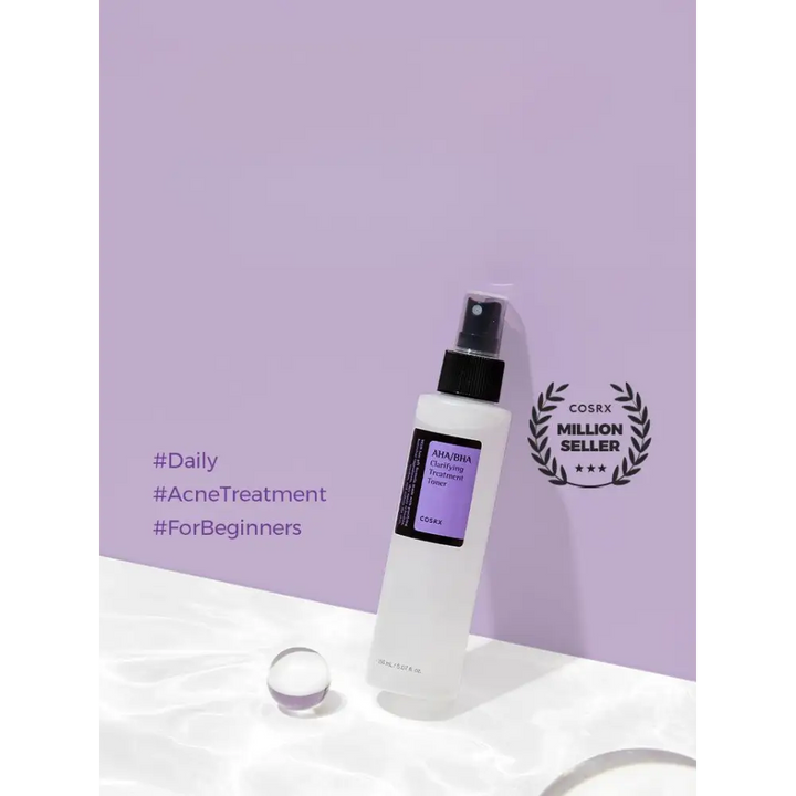 COSRX - Toner de traitement clarifiant AHA/BHA - 150mL - Novaa skin care