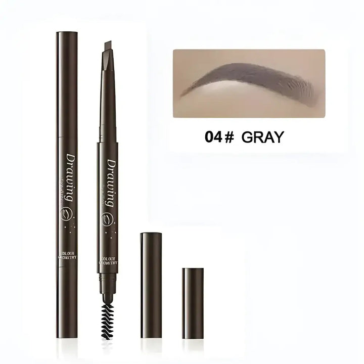 Crayon à Sourcils Waterproof – Tenue Longue Durée & Précision - Gris Cendré - Crayon sourcils waterproof – Précision &