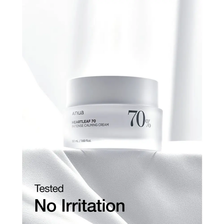 Crème Apaisante Intense 70% Heartleaf - 50ml - Novaa skin care