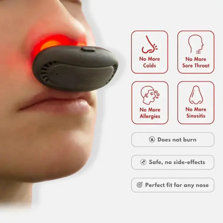 Dispositif Nasal à Infrarouge pour le Soulagement des Sinus et des Allergies