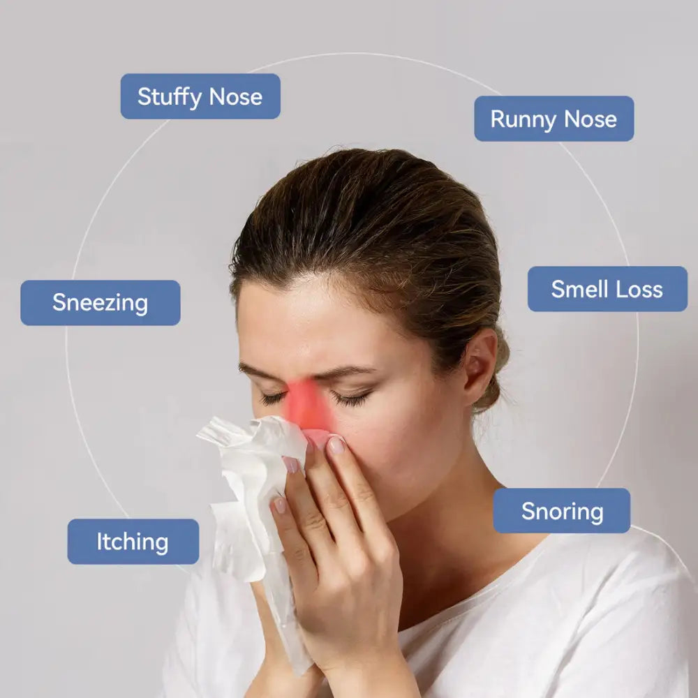 Dispositif Nasal à Infrarouge pour le Soulagement des Sinus et des Allergies