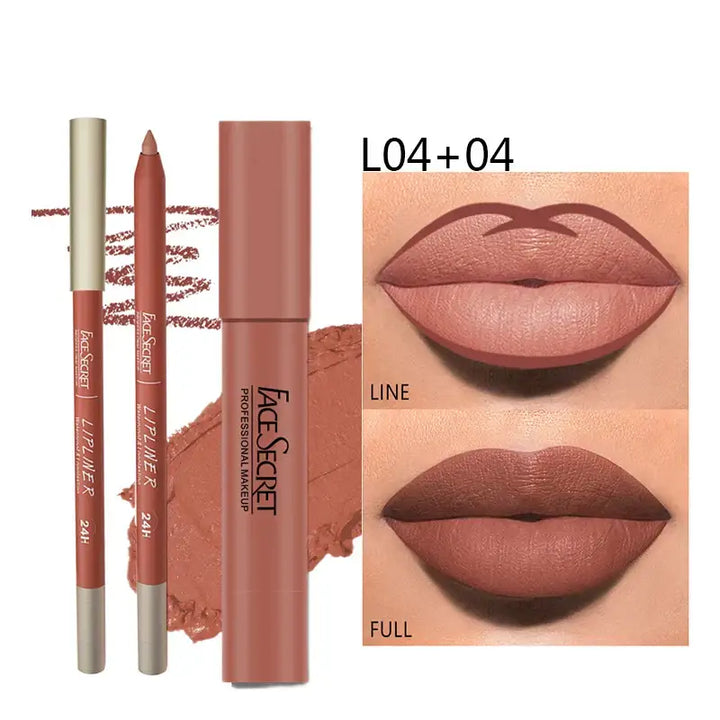 Ensemble Maquillage Femme - Waterproof & Longue Tenue - Brun chaud