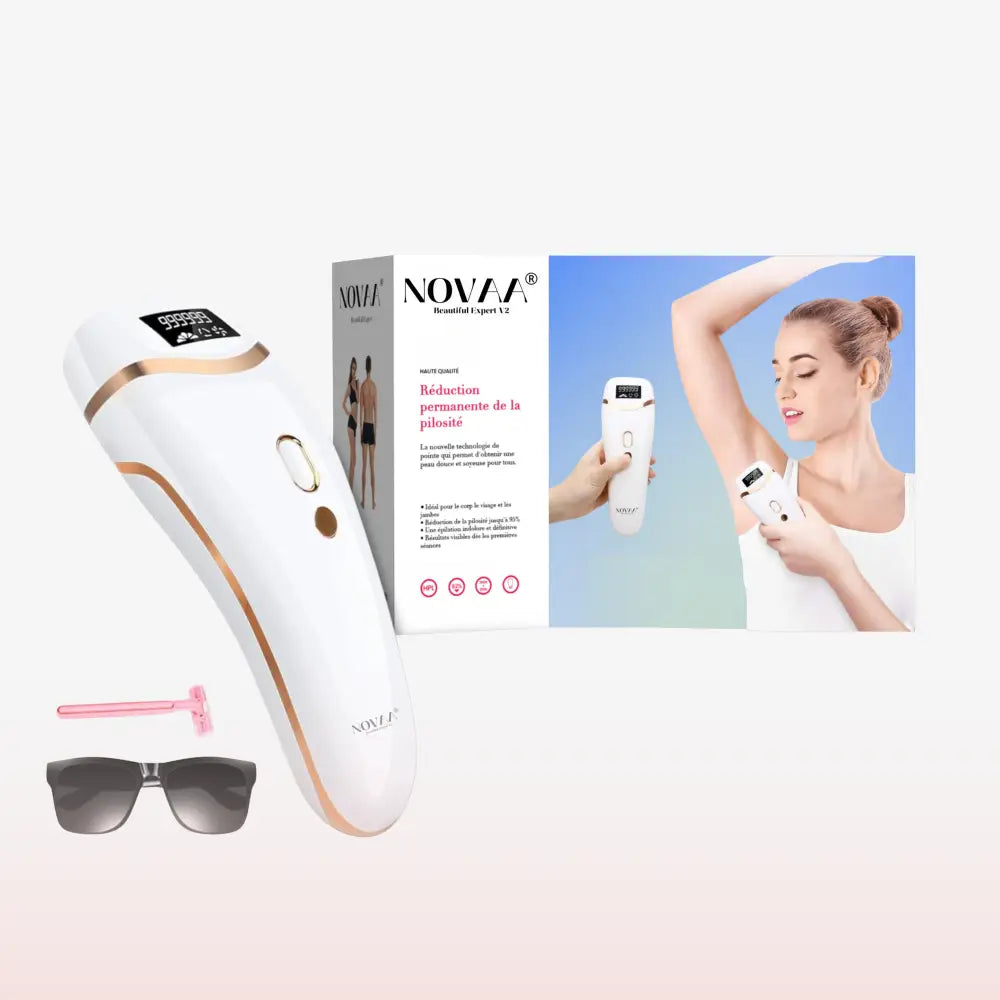Épilateur des poils IPL Dernière Génération pour Corps | Novaa® Beautiful Expert V2
