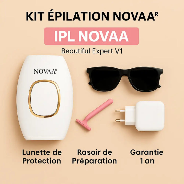 Épilateur IPL Novaa® – Épilation Définitive Corps & Visage