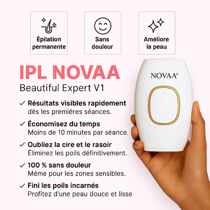 Épilateur IPL Novaa® – Épilation Définitive Corps & Visage
