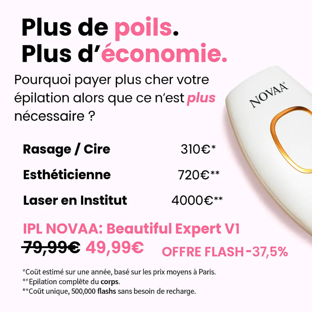Épilateur IPL Novaa® – Épilation Définitive Corps & Visage