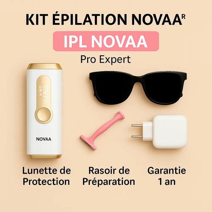 Épilateur IPL Novaa® Pro Expert – Épilation Définitive Corps & Visage
