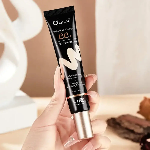 Fond de Teint 3-en-1 – Couvrance Hydratation & Correction - Fond de teint multifonction