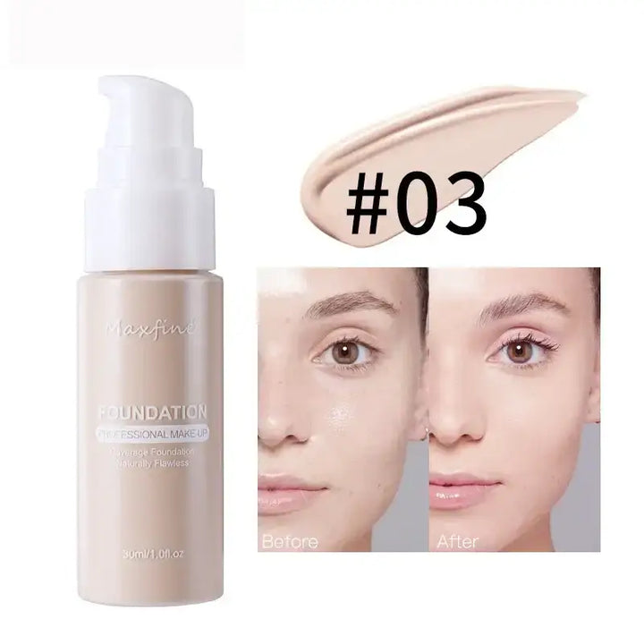 Fond de Teint – Teint Zéro Défaut et Longue Tenue - Beige Rosé - Fond de teint