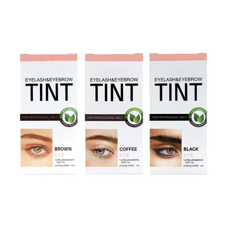 Kit de teinture pour sourcils longue durée – Crème de beauté à séchage rapide
