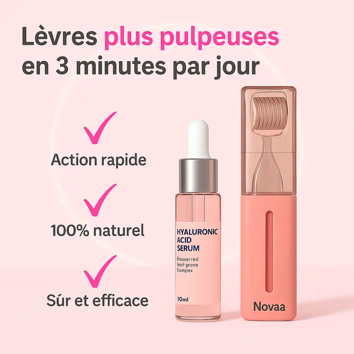 Kit Repulpant Lèvres Novaa® – Lip Boost Naturel - Novaa skin care