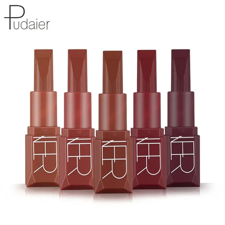 Kit Rouge à Lèvres Mat Velours Nude - 5 Teintes Brumeuses