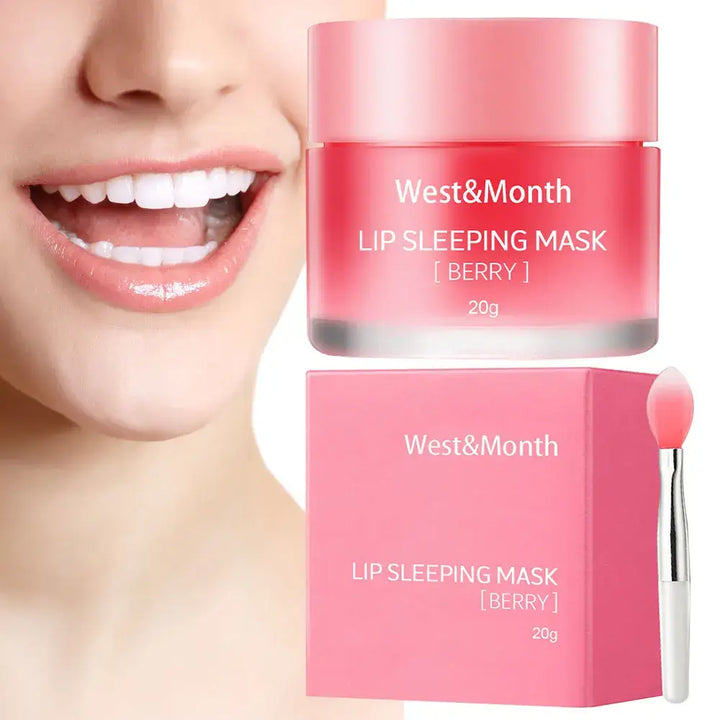 Masque de Nuit Hydratant - Entretien du Sommeil & Soin Nourrissant Lèvres et Corps